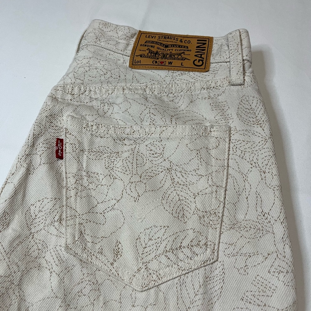 GANNI x Levi’s Patterned Jeans